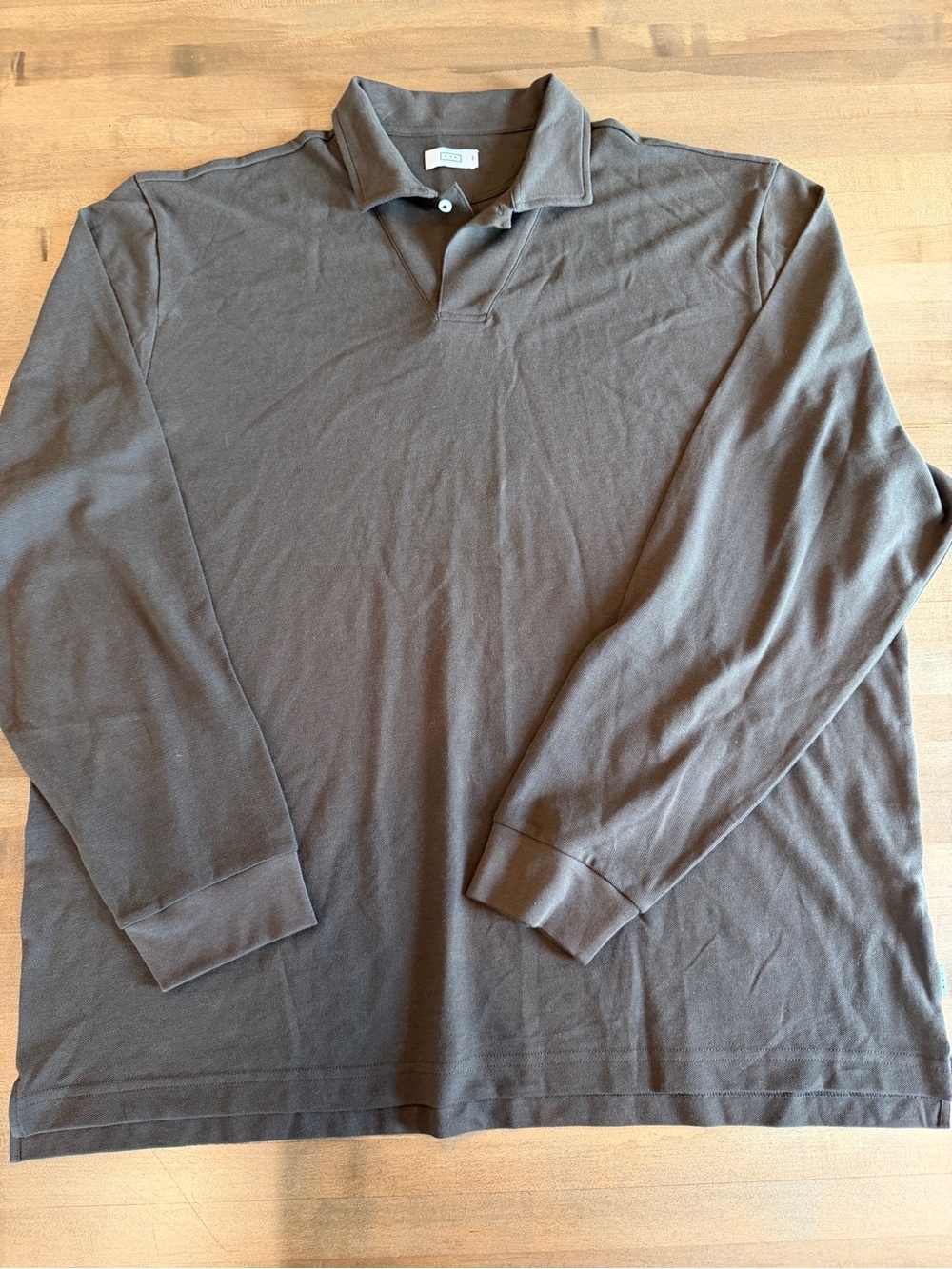AYR Men’s Long Sleeve 100% Pima Cotton Polo